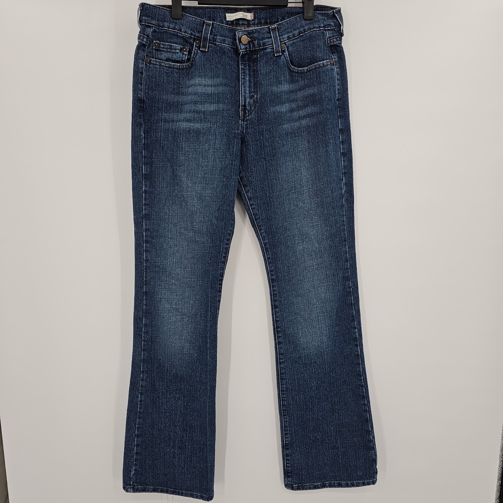 Levi Strauss Co 515 Jeans Womens 10L LONG Bootcut Stretch‎ Medium Wash